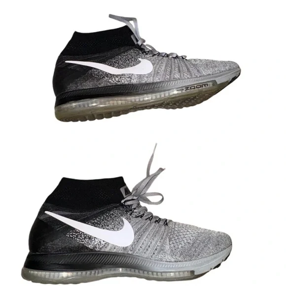 NIKE ZOOM ALL OUT FlyKnit wolf grey men’s tennis shoes sneakers size 11.5